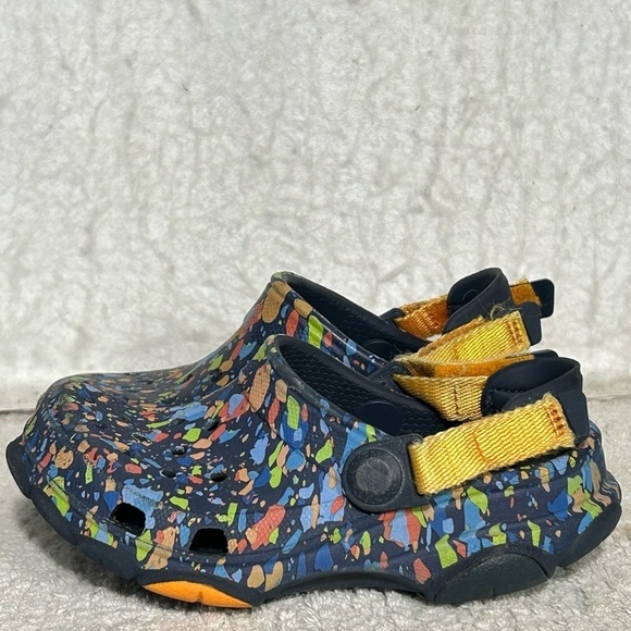 Crocs Little Kids All Terrain Terrazzo Classic Iconic Comfort Clog Sandals SZ 12 - Picture 2 of 8